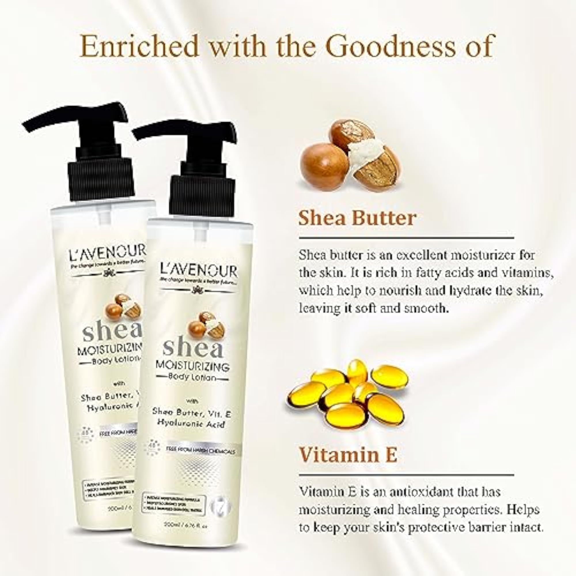 L'avenour Shea Moisturizing Body Lotion, 200ml